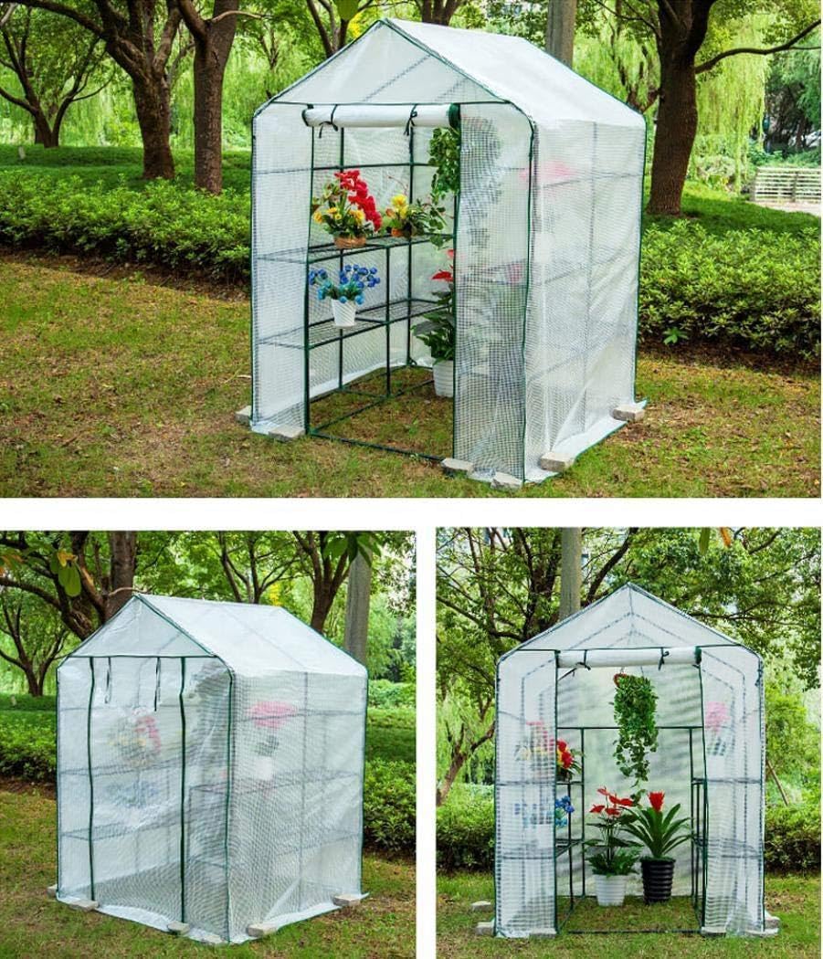 大型PVC温室 143x143x195cm、耐荷重8kg/棚 オリジナル